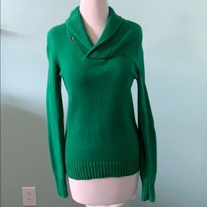 Ralph Lauren holiday green sweater